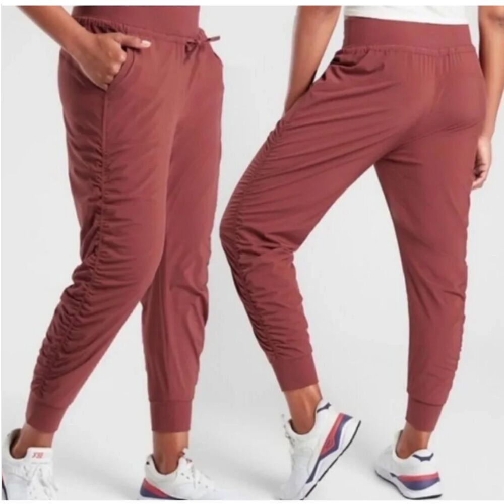 Athleta Attitude Pant Silky Lightweight Studio Athleisure Relaxed Lounge Pant 6